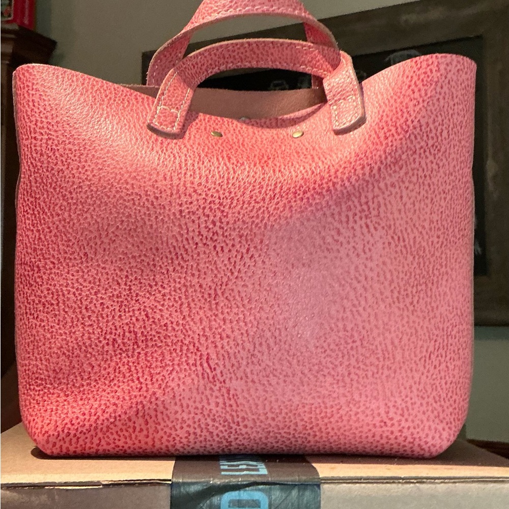 Portland Leather retired color small snap closure crossbody